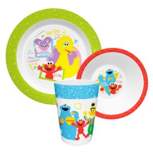 Set Vajilla Plaza Sésamo 3 piezas