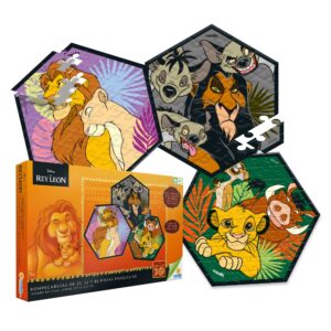 Rompecabezas X 30,52,80 piezas progresivo Rey León 